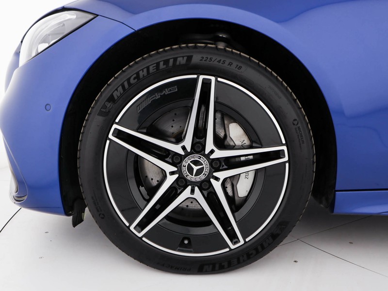Mercedes Classe C SW sw 300 de phev amg line advanced auto ibrido blu/azzurro