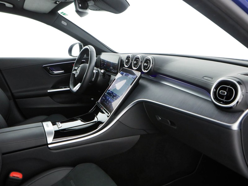 Mercedes Classe C SW sw 300 de phev amg line advanced auto ibrido blu/azzurro