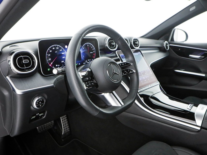 Mercedes Classe C SW sw 300 de phev amg line advanced auto ibrido blu/azzurro