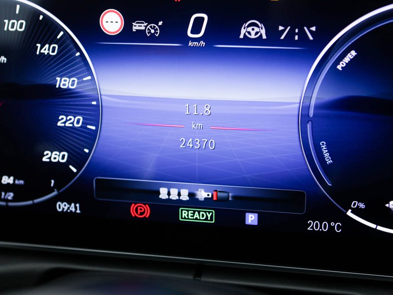 Mercedes Classe C SW sw 300 de phev amg line advanced auto ibrido blu/azzurro