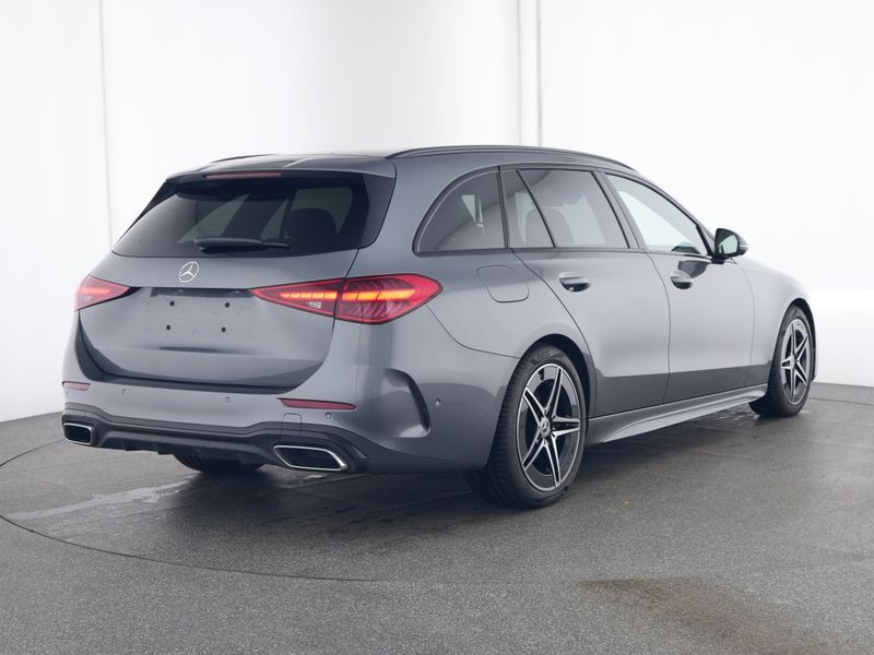 Mercedes Classe C SW sw 220 d mhev amg line advanced 200cv auto ibrido grigio