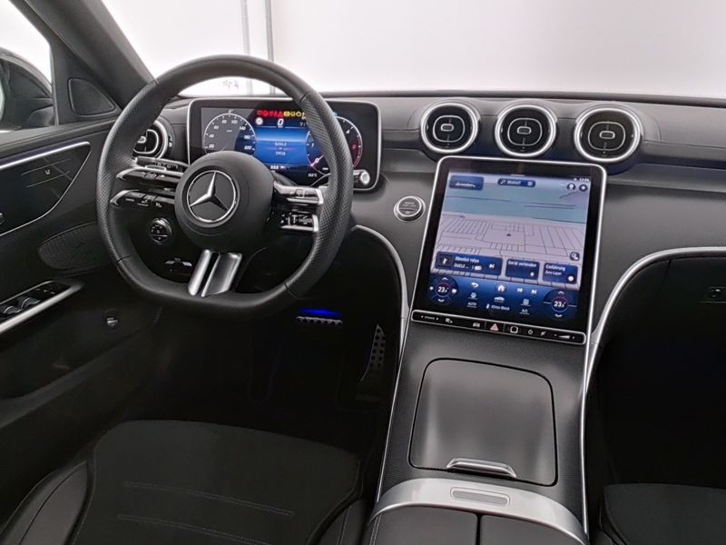 Mercedes Classe C SW sw 220 d mhev amg line advanced 200cv auto ibrido grigio