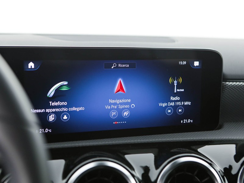 Mercedes Classe A 180 d sport auto diesel blu/azzurro