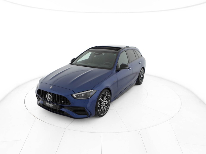 AMG Classe C c sw amg 43 mhev premium pro 4matic auto ibrido blu/azzurro