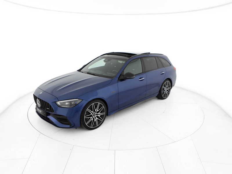 AMG Classe C c sw amg 43 mhev premium pro 4matic auto ibrido blu/azzurro