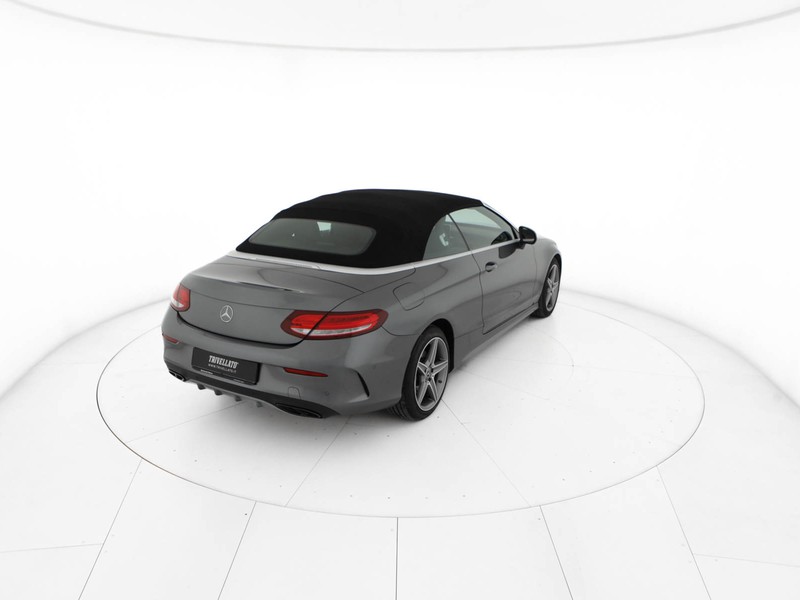 Mercedes Classe C Cabrio cabrio 220 d premium 4matic auto diesel argento