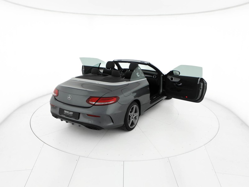 Mercedes Classe C Cabrio cabrio 220 d premium 4matic auto diesel argento