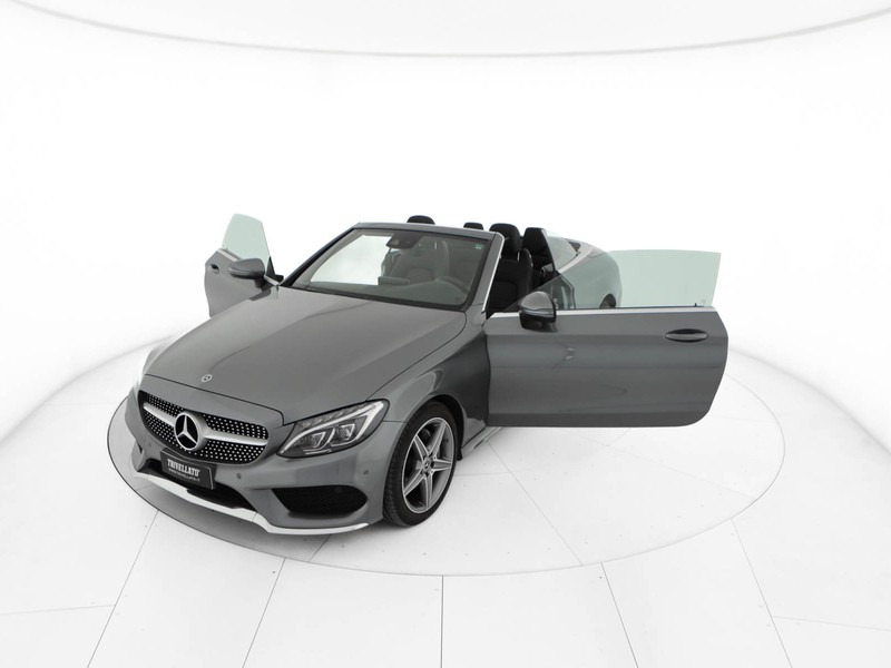 Mercedes Classe C Cabrio cabrio 220 d premium 4matic auto diesel argento