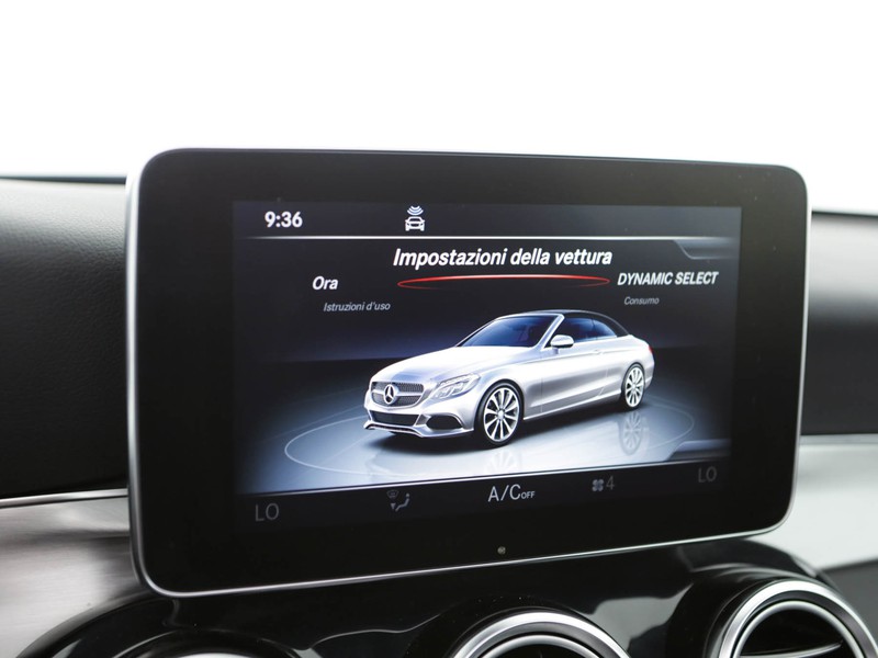 Mercedes Classe C Cabrio cabrio 220 d premium 4matic auto diesel argento