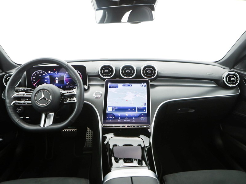 Mercedes Classe C SW sw 220 d mhev amg line advanced 4matic 197cv auto ibrido bianco