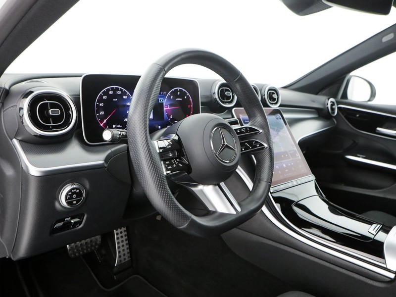 Mercedes Classe C SW sw 220 d mhev amg line advanced 4matic 197cv auto ibrido bianco