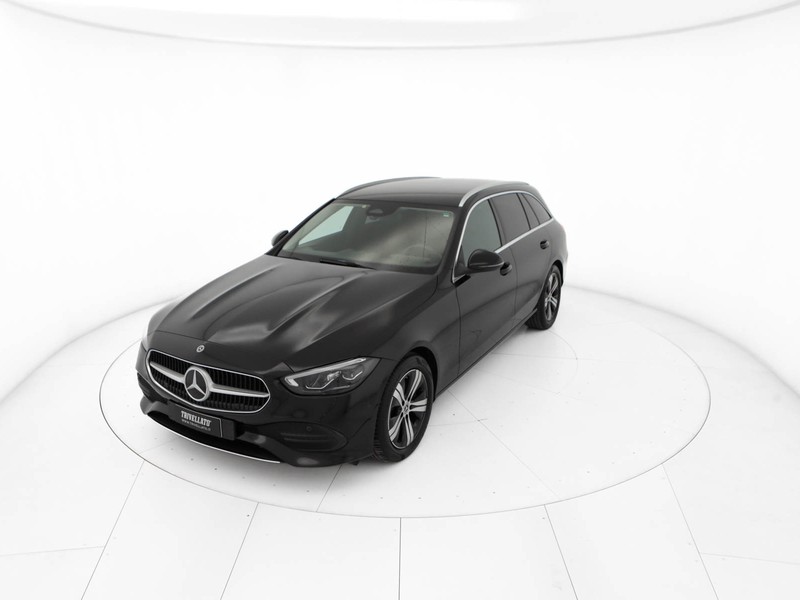 Mercedes Classe C SW sw 220 d mhev sport auto ibrido nero