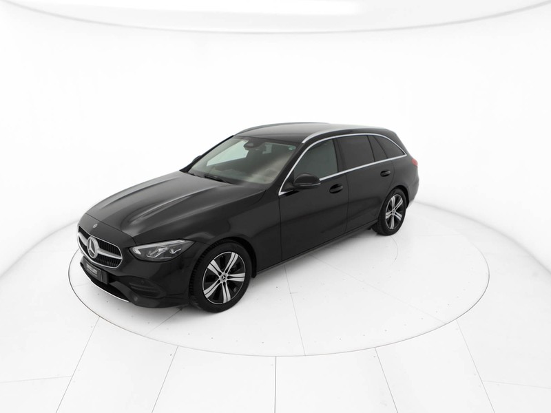 Mercedes Classe C SW sw 220 d mhev sport auto ibrido nero