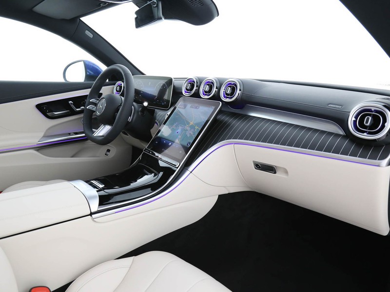 Mercedes CLE coupe 220 d amg line premium plus auto ibrido blu/azzurro