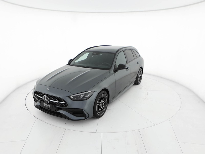 Mercedes Classe C SW sw 220 d mhev amg line advanced 200cv auto ibrido grigio