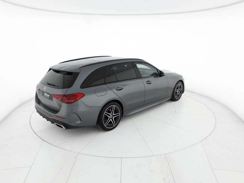 Mercedes Classe C SW sw 220 d mhev amg line advanced 200cv auto ibrido grigio