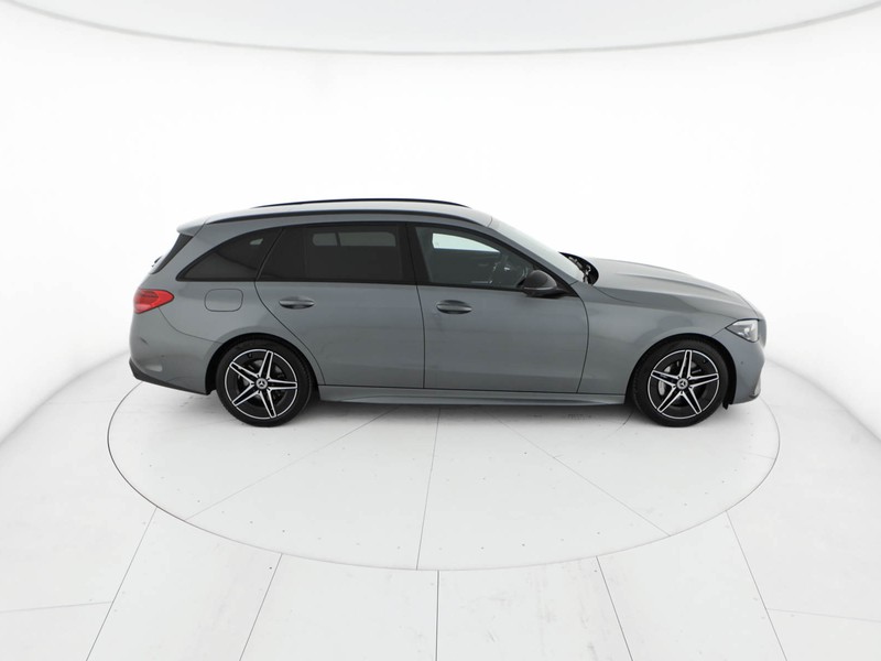 Mercedes Classe C SW sw 220 d mhev amg line advanced 200cv auto ibrido grigio