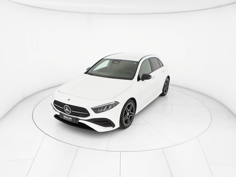 Mercedes Classe A 180 amg line advanced plus auto ibrido bianco