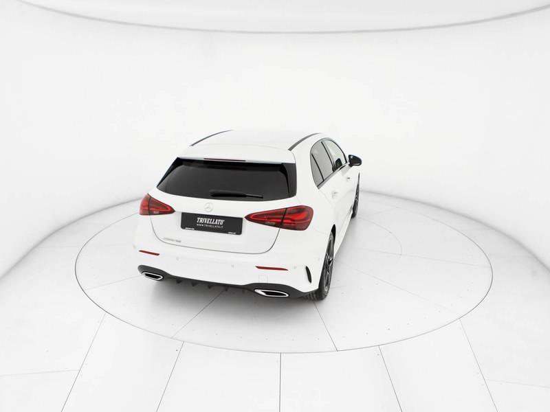 Mercedes Classe A 180 amg line advanced plus auto ibrido bianco