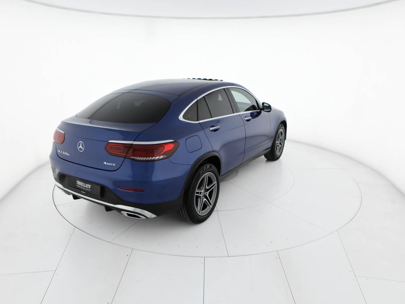 Mercedes GLC Coupè coupe 220 d premium 4matic auto diesel blu/azzurro