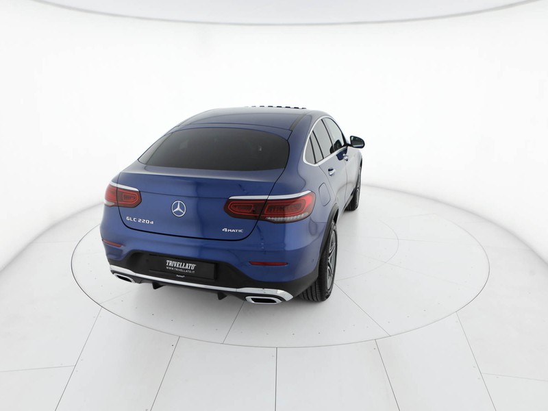 Mercedes GLC Coupè coupe 220 d premium 4matic auto diesel blu/azzurro