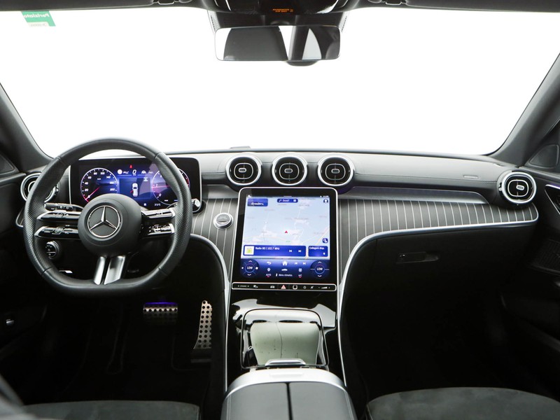 Mercedes Classe C SW sw 200 d mhev amg line advanced auto ibrido nero