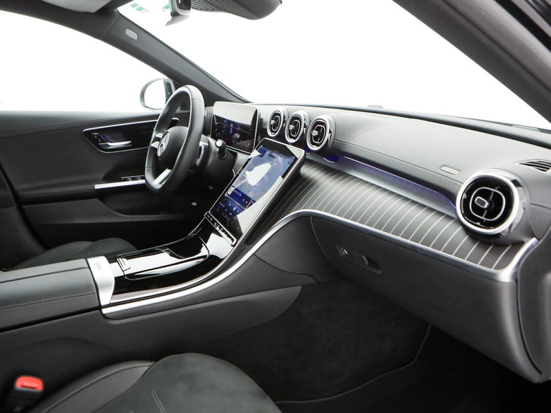 Mercedes Classe C SW sw 200 d mhev amg line advanced auto ibrido nero