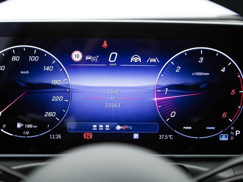 Mercedes Classe C SW sw 200 d mhev amg line advanced auto ibrido nero