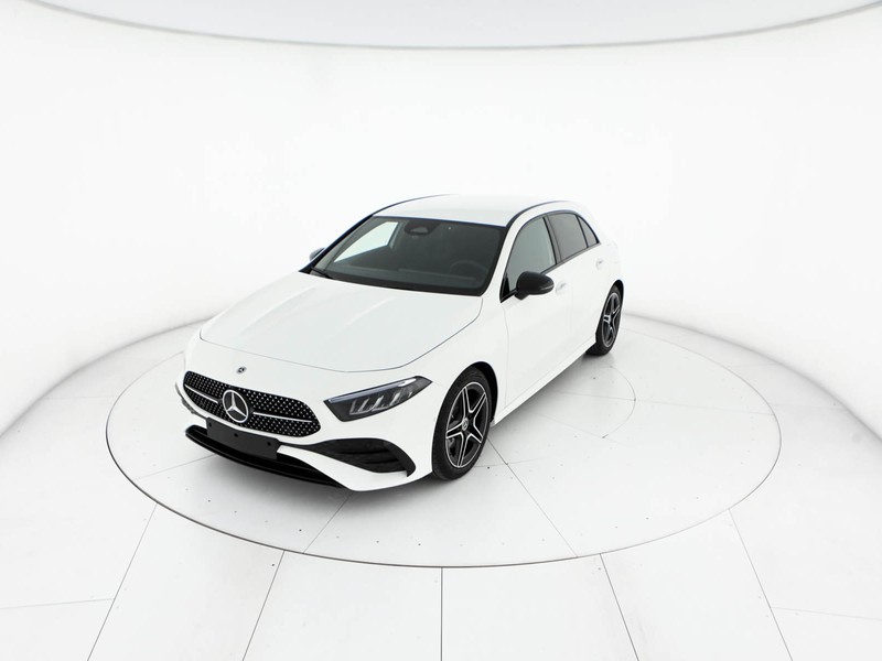 Mercedes Classe A 180 d amg line advanced plus auto diesel bianco