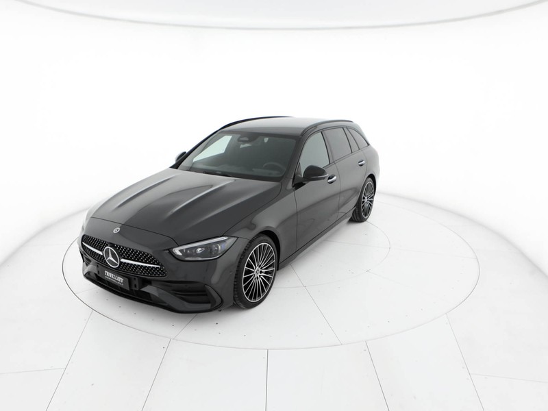 Mercedes Classe C SW sw 300 d mhev amg line premium auto ibrido grigio