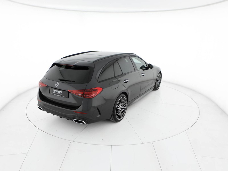 Mercedes Classe C SW sw 300 d mhev amg line premium auto ibrido grigio