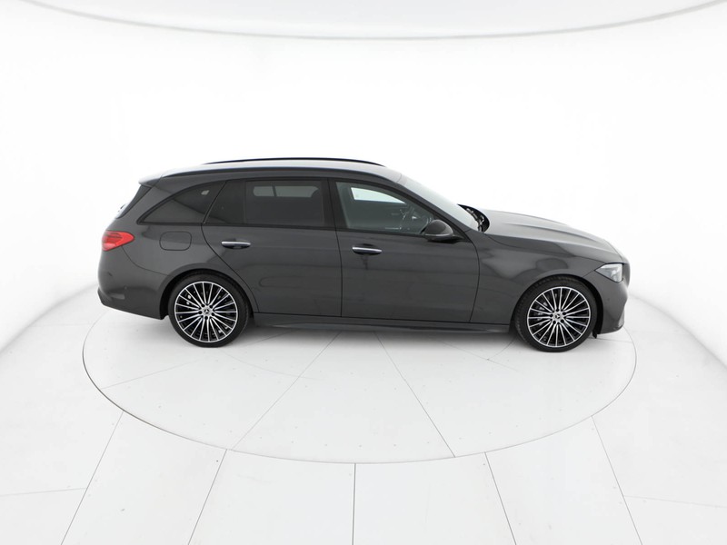 Mercedes Classe C SW sw 300 d mhev amg line premium auto ibrido grigio
