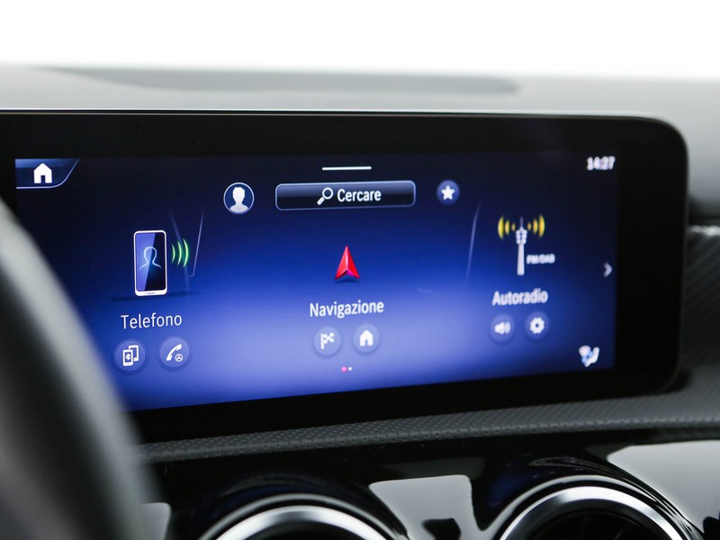 Mercedes Classe A 250 e phev progressive advanced auto ibrido bianco