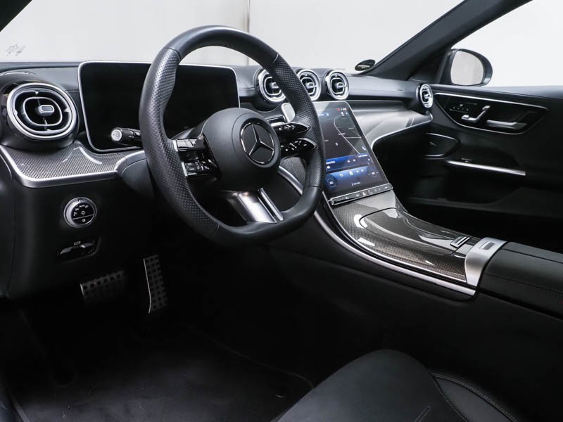 Mercedes Classe C SW sw 300 d mhev amg line advanced plus auto ibrido blu/azzurro