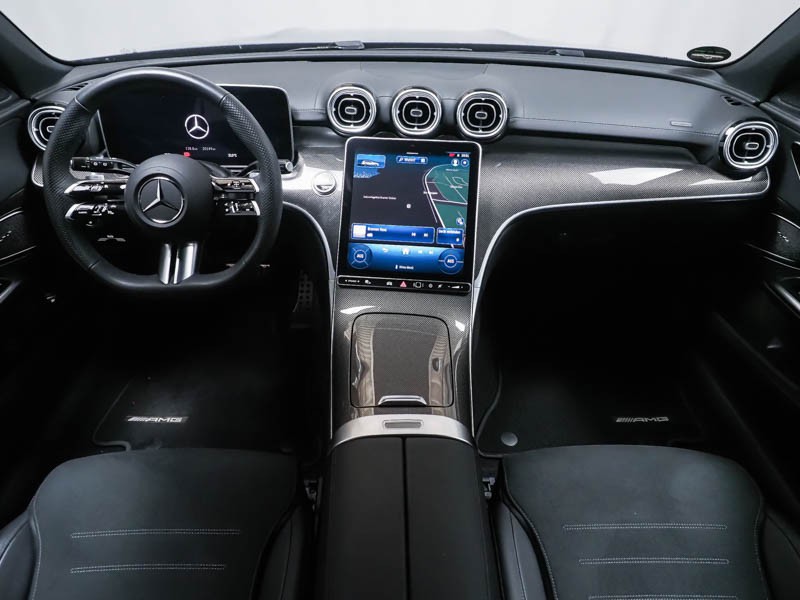 Mercedes Classe C SW sw 300 d mhev amg line advanced plus auto ibrido blu/azzurro