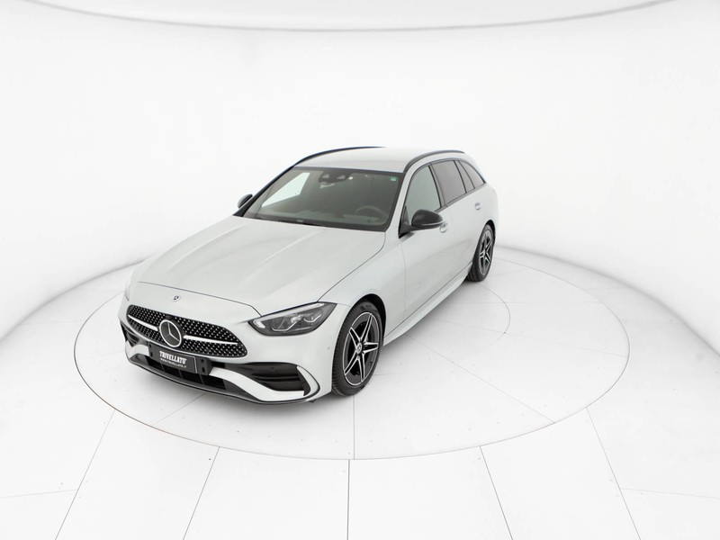 Mercedes Classe C SW sw 200 d mhev amg line advanced auto ibrido grigio