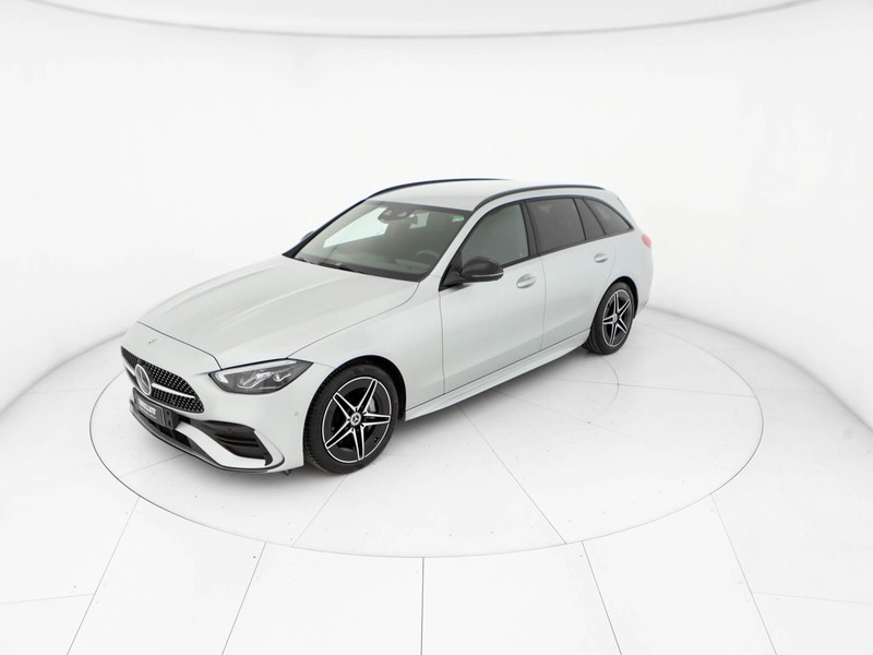 Mercedes Classe C SW sw 200 d mhev amg line advanced auto ibrido grigio