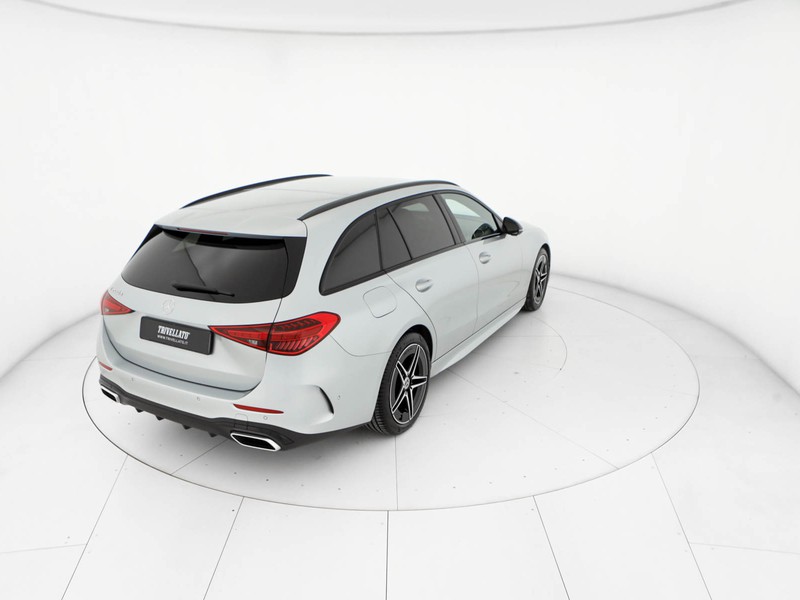 Mercedes Classe C SW sw 200 d mhev amg line advanced auto ibrido grigio