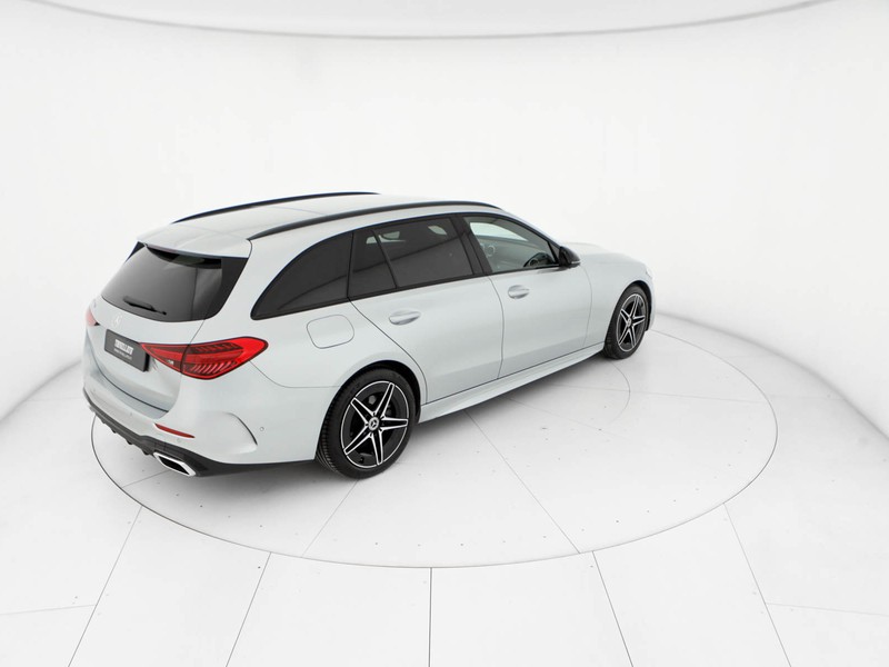 Mercedes Classe C SW sw 200 d mhev amg line advanced auto ibrido grigio