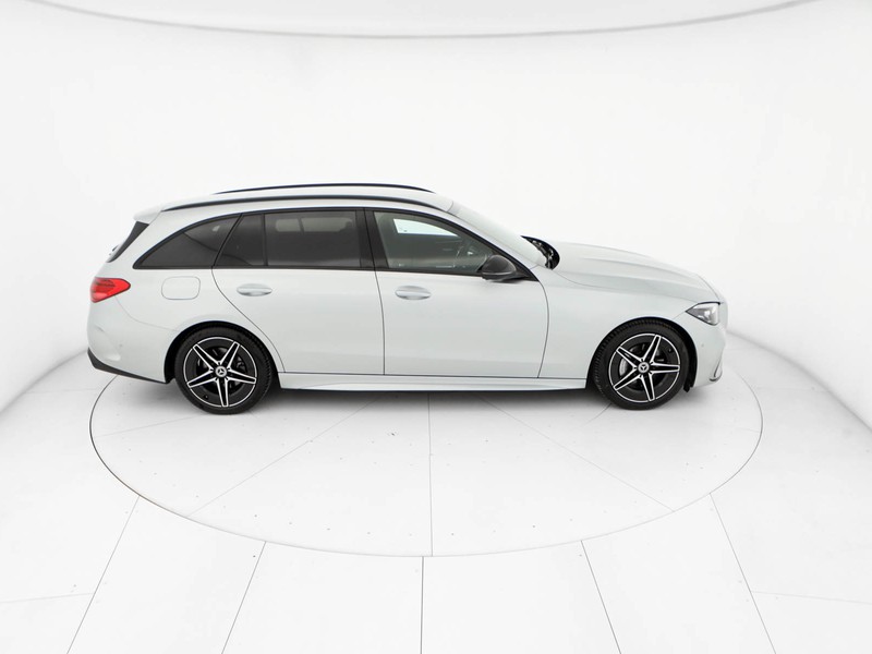 Mercedes Classe C SW sw 200 d mhev amg line advanced auto ibrido grigio