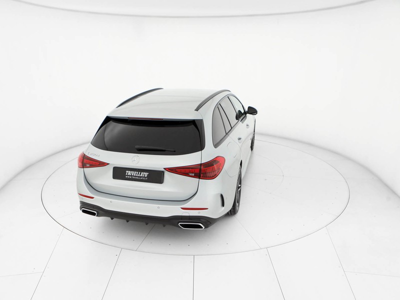 Mercedes Classe C SW sw 200 d mhev amg line advanced auto ibrido grigio