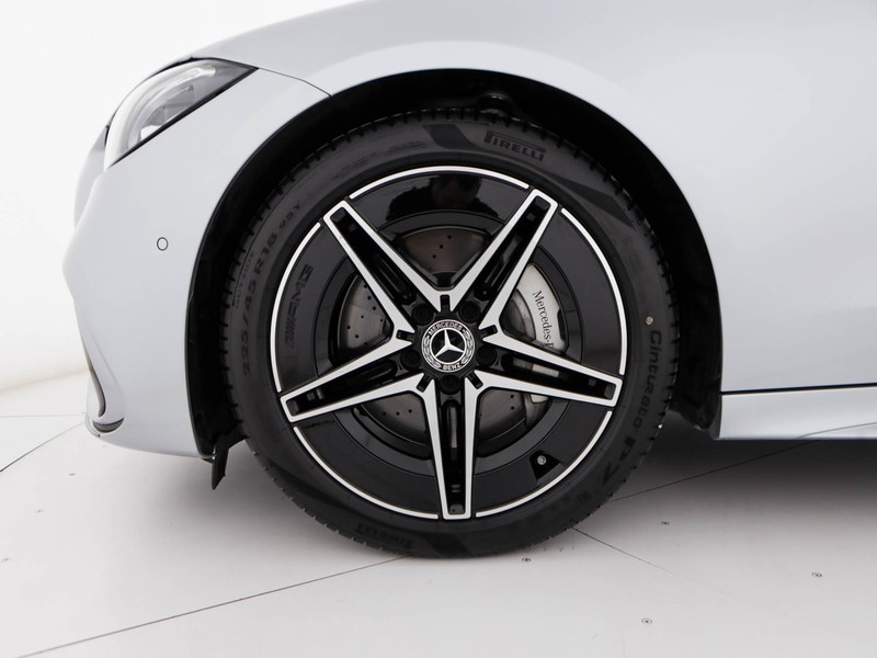Mercedes Classe C SW sw 200 d mhev amg line advanced auto ibrido grigio