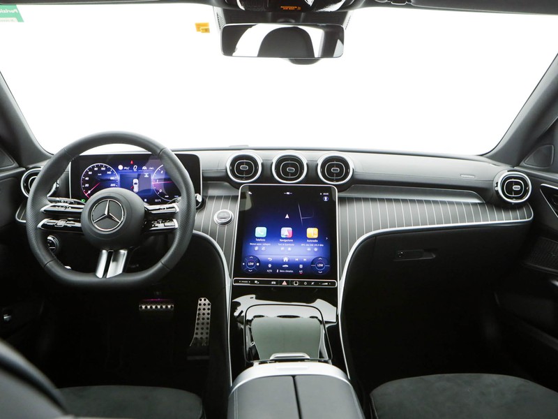 Mercedes Classe C SW sw 200 d mhev amg line advanced auto ibrido grigio