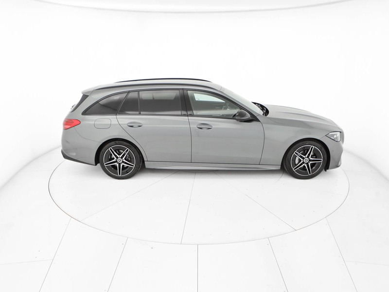 Mercedes Classe C SW sw 200 d mhev amg line advanced auto ibrido grigio