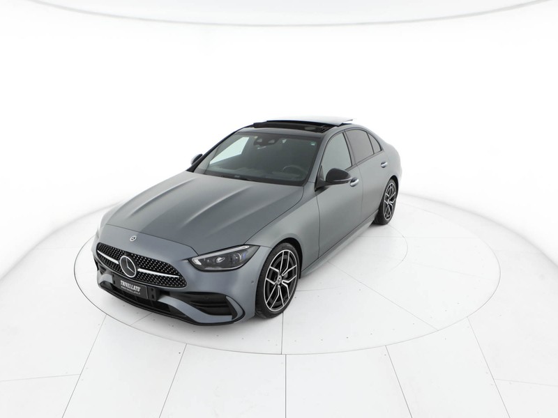 Mercedes Classe C Berlina 300 d mhev premium pro 4matic auto ibrido grigio