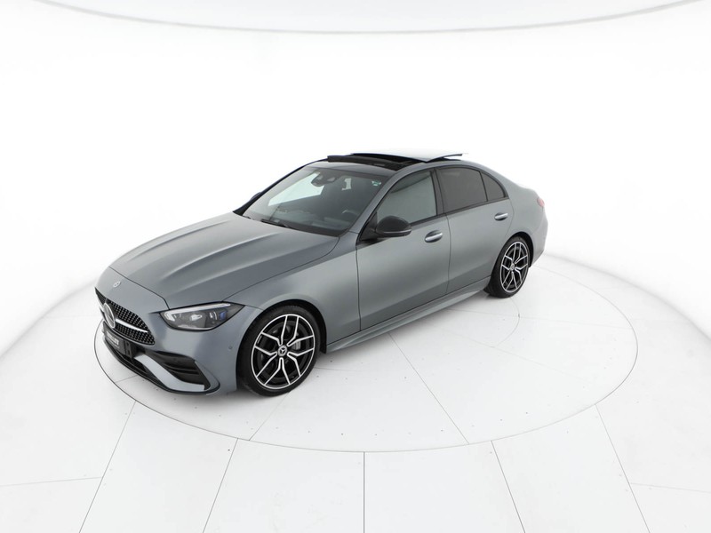 Mercedes Classe C Berlina 300 d mhev premium pro 4matic auto ibrido grigio