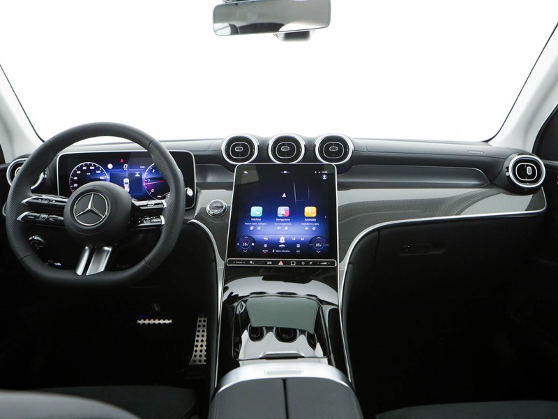 Mercedes GLC 220 d amg line advanced 4matic auto ibrido bianco