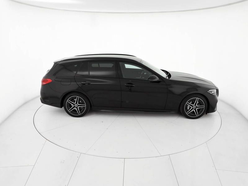 Mercedes Classe C SW sw 220 d mhev premium 4matic auto ibrido nero