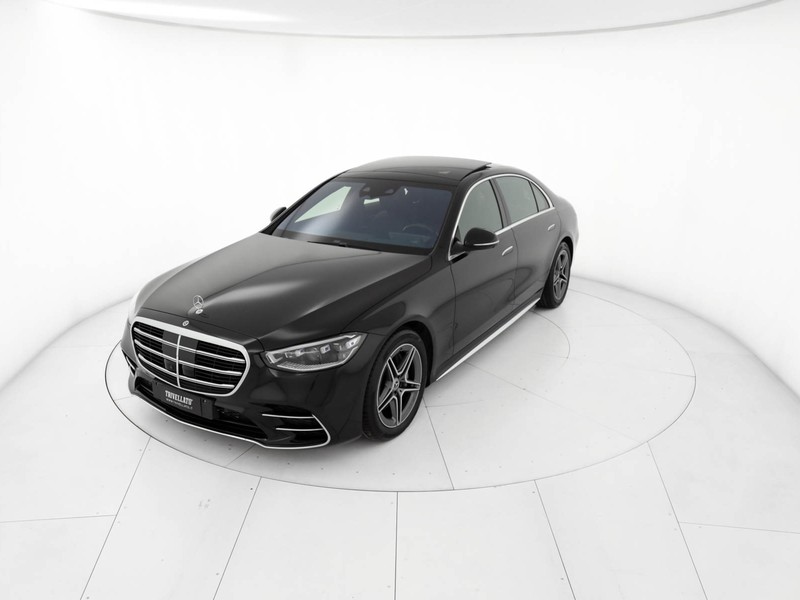 Mercedes Classe S Berlina lunga 450 mhev premium plus 4matic 381cv auto ibrido nero