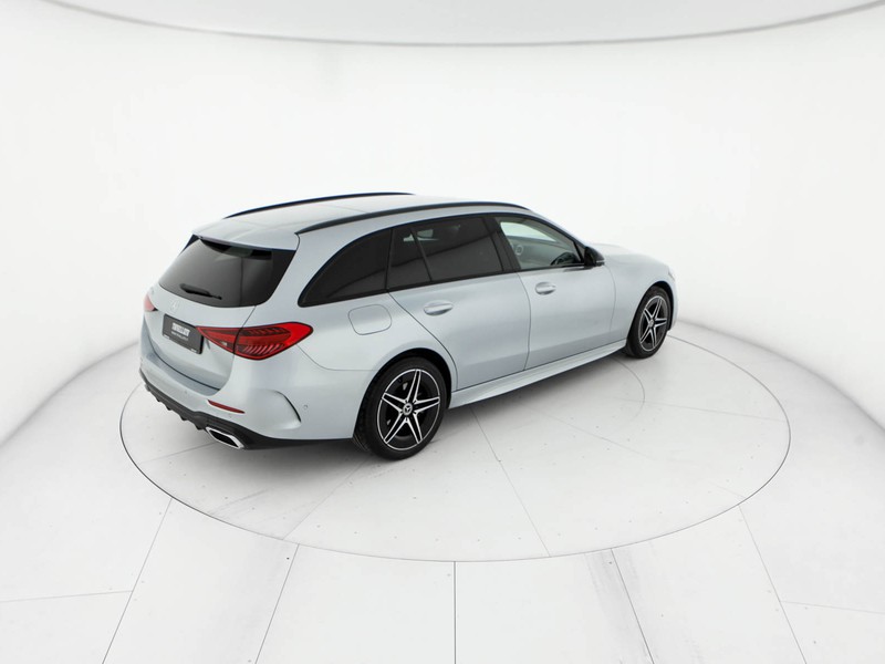 Mercedes Classe C SW sw 300 e phev premium plus auto ibrido argento